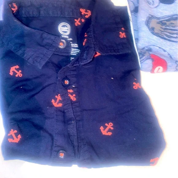 Boy Wonder Nation anchor,children PLACE DUDE,OldNavey & PJ 3t - Picture 4 of 11